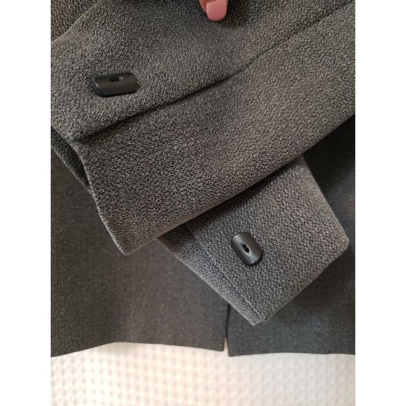 Tahari By Arthur S. Levine Women's Blazer Size 6 Gray With Black Trim Business - Picture 6 of 7